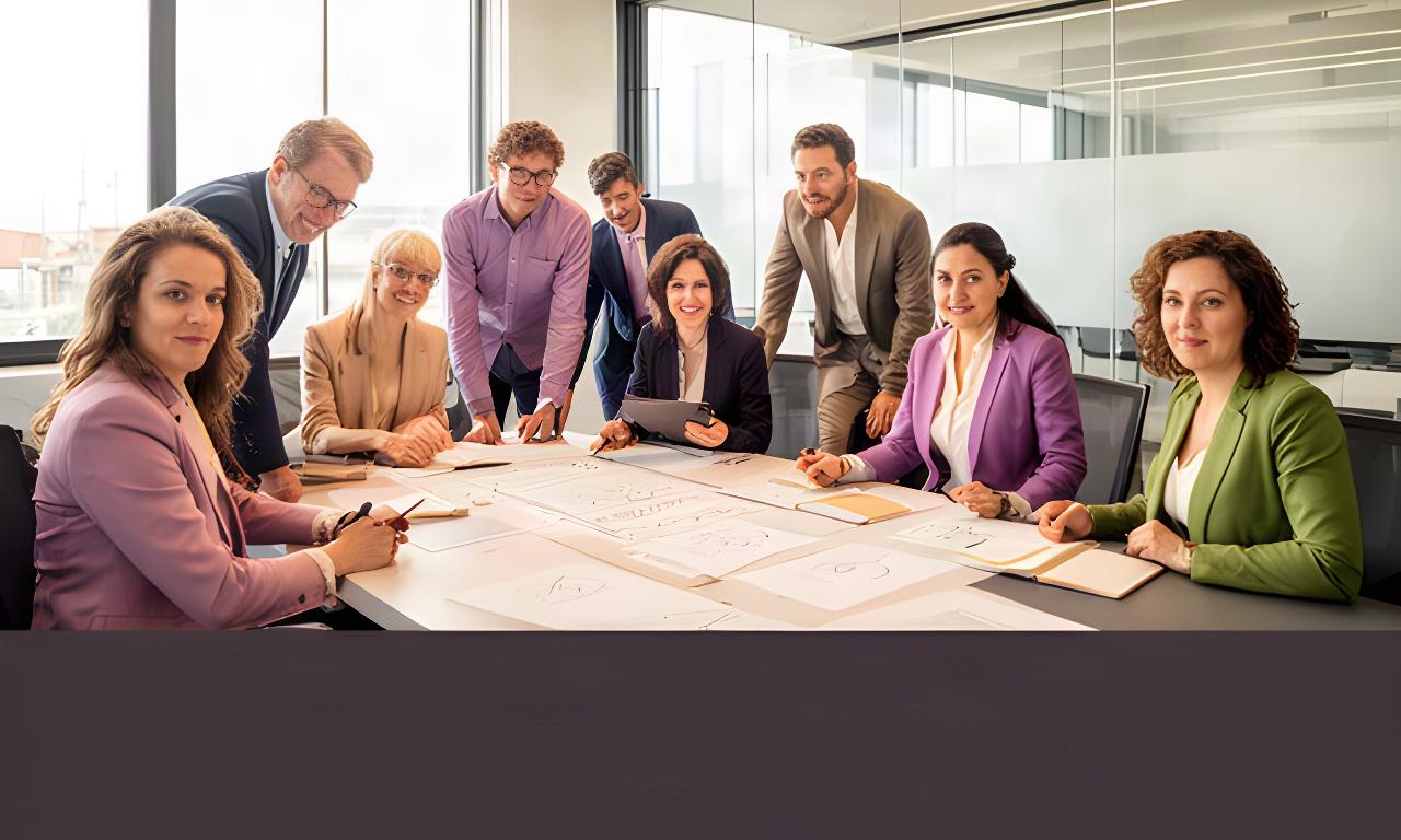 Professionisti HR riuniti in un ufficio luminoso vicino a Fossò mentre analizzano profili professionali